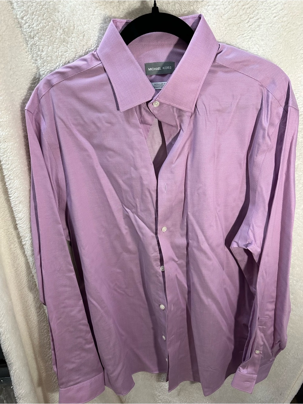 Michael Kors Men's Lilac Dress Shirt
